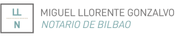 Logo de Llorente Notario – Notaría en el Centro de Bilbao