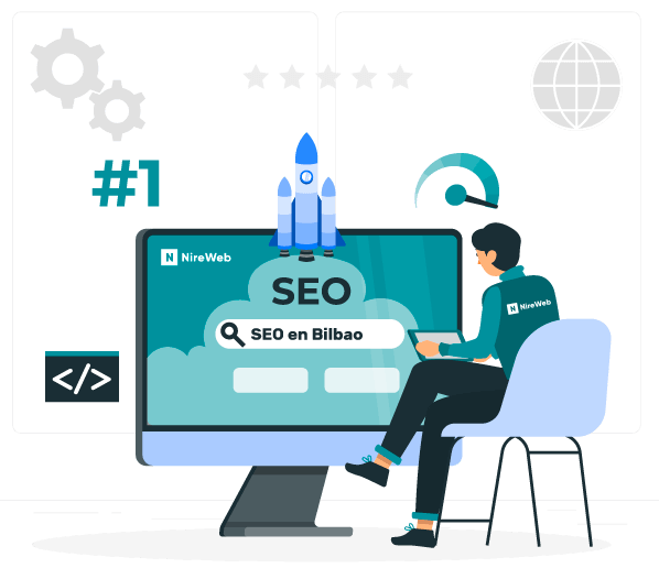 Logo de NireWeb – Agencia SEO en Bilbao